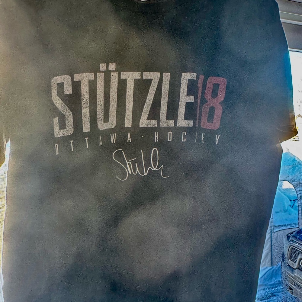 Tim Stützle 18 Ottawa Hockey Graphic Tee - Black
